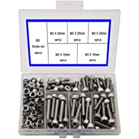 M3 304 Tornillos de Cabeza Hexagonal de Acero Inoxidable Tornillos de Cabeza Hexagonal Cabeza Hexagonal Tornillos y…